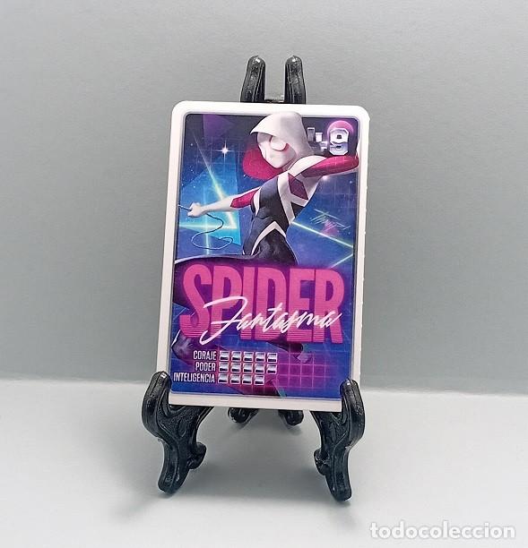 Coleccionismo Cromos antiguos: N&ordm; 49 SPIDER FANTASMA DESCUBRE TU PODER! MARVEL CROMO CARTA CARD CARREFOUR 2022 SUPER H&Eacute;ROES C&Oacute;MIC