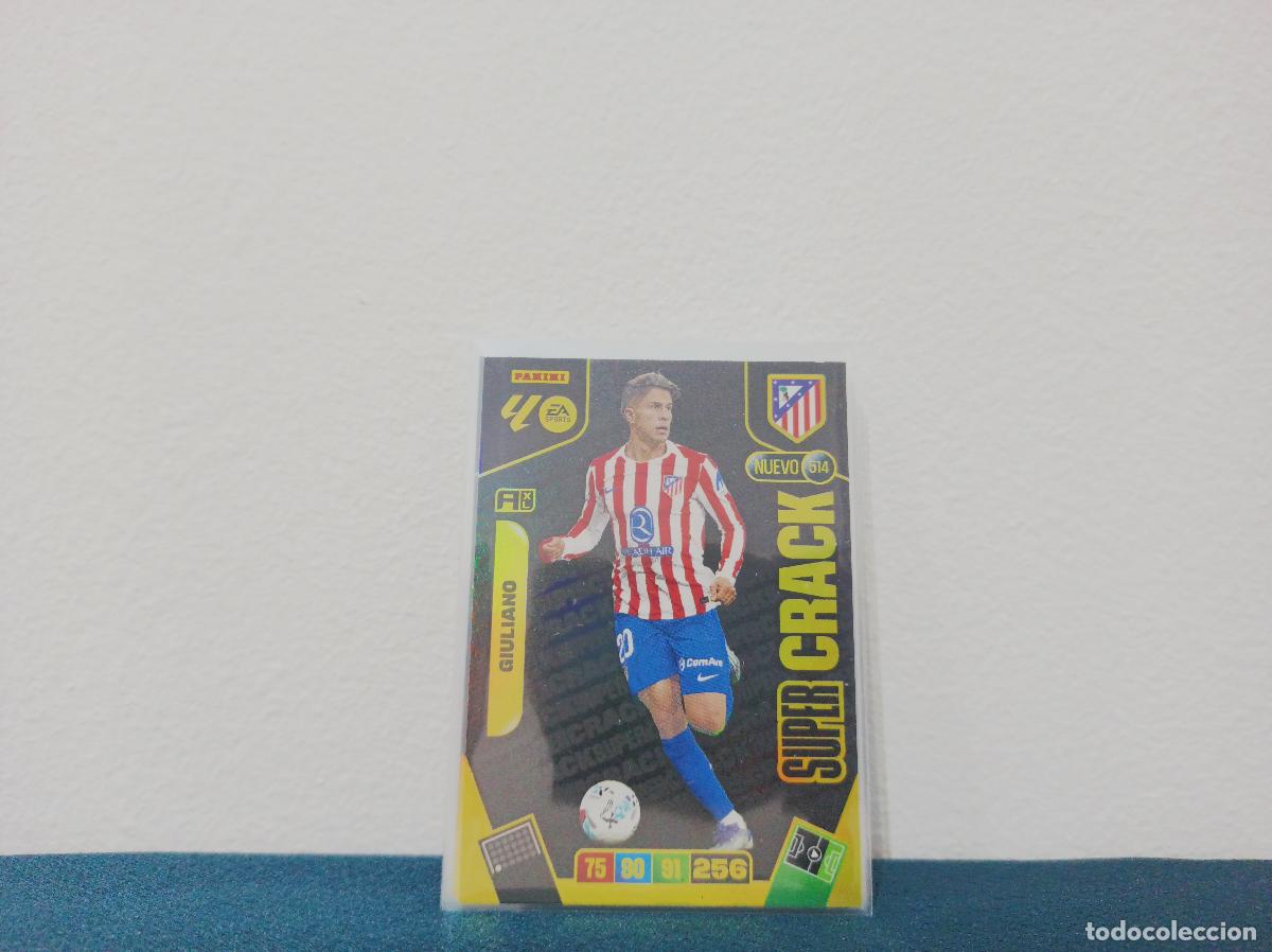 Coleccionismo Cromos antiguos: 514 (NUEVO) GIULIANO SUPER CRACK ATL&Eacute;TICO DE MADRID PANINI ADRENALYN XL 25 26