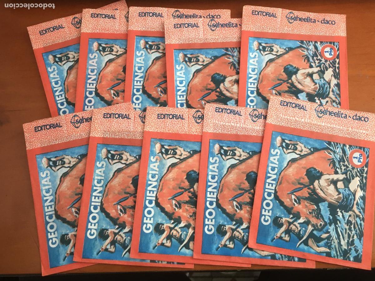 Coleccionismo Cromos antiguos: geociencias lote 10 sobres de cromos sin abrir cerrados