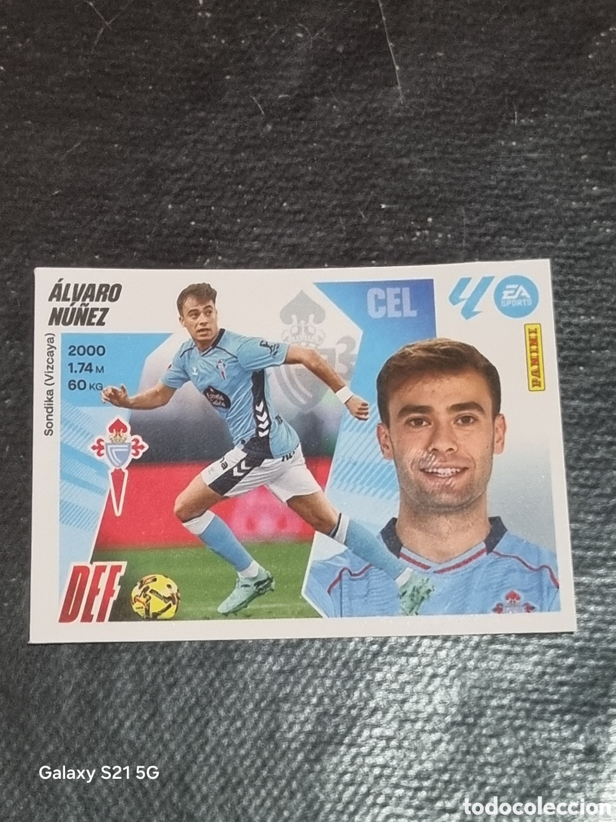Coleccionismo Cromos antiguos: 9 - &Aacute;LVARO NU&Ntilde;EZ, CELTA MERCADO DE INVIERNO LIGA ESTE 2025 2026