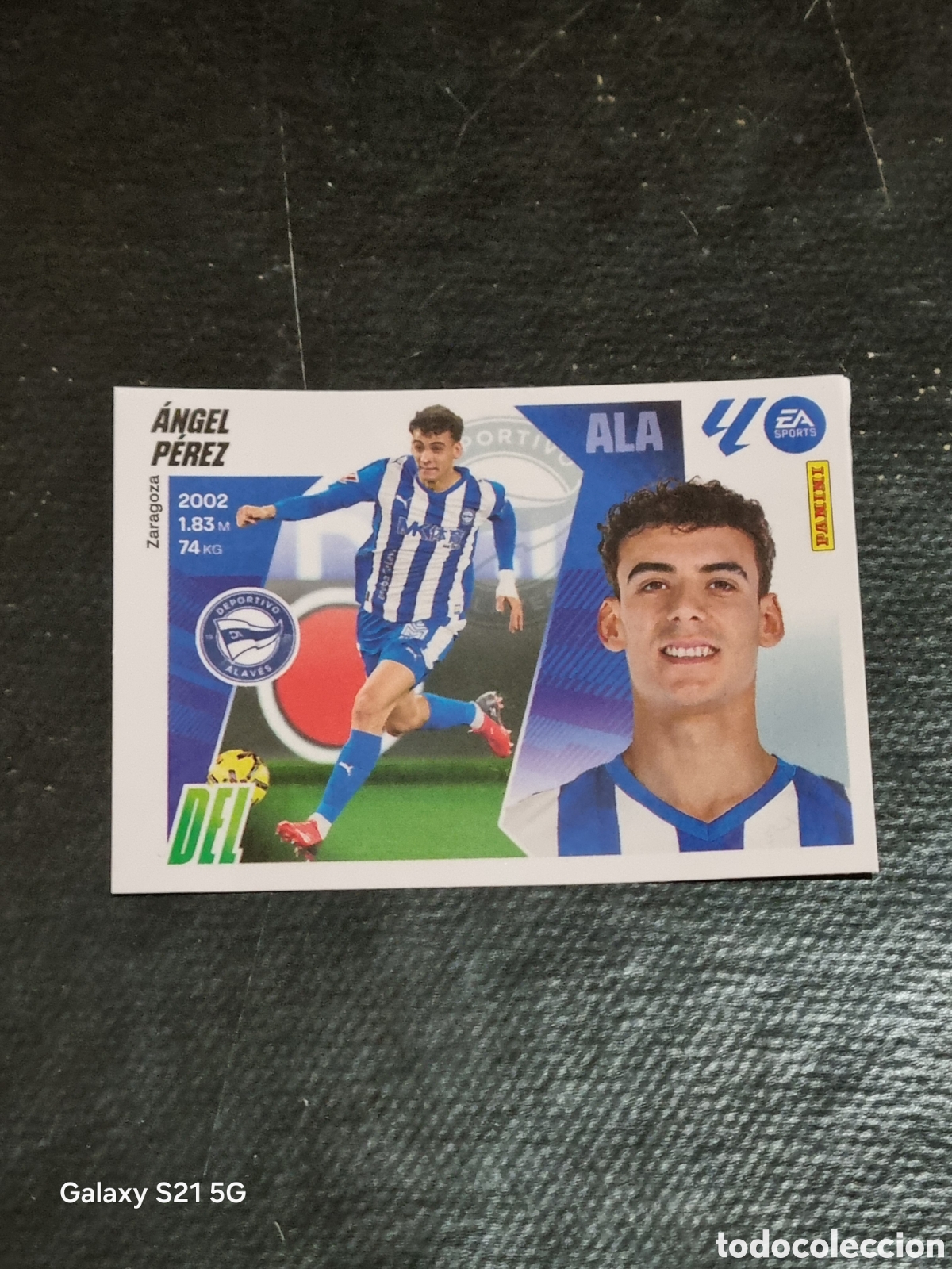 Coleccionismo Cromos antiguos: 1 - ANGEL PEREZ, ALAVES MERCADO DE INVIERNO LIGA ESTE 2025 2026
