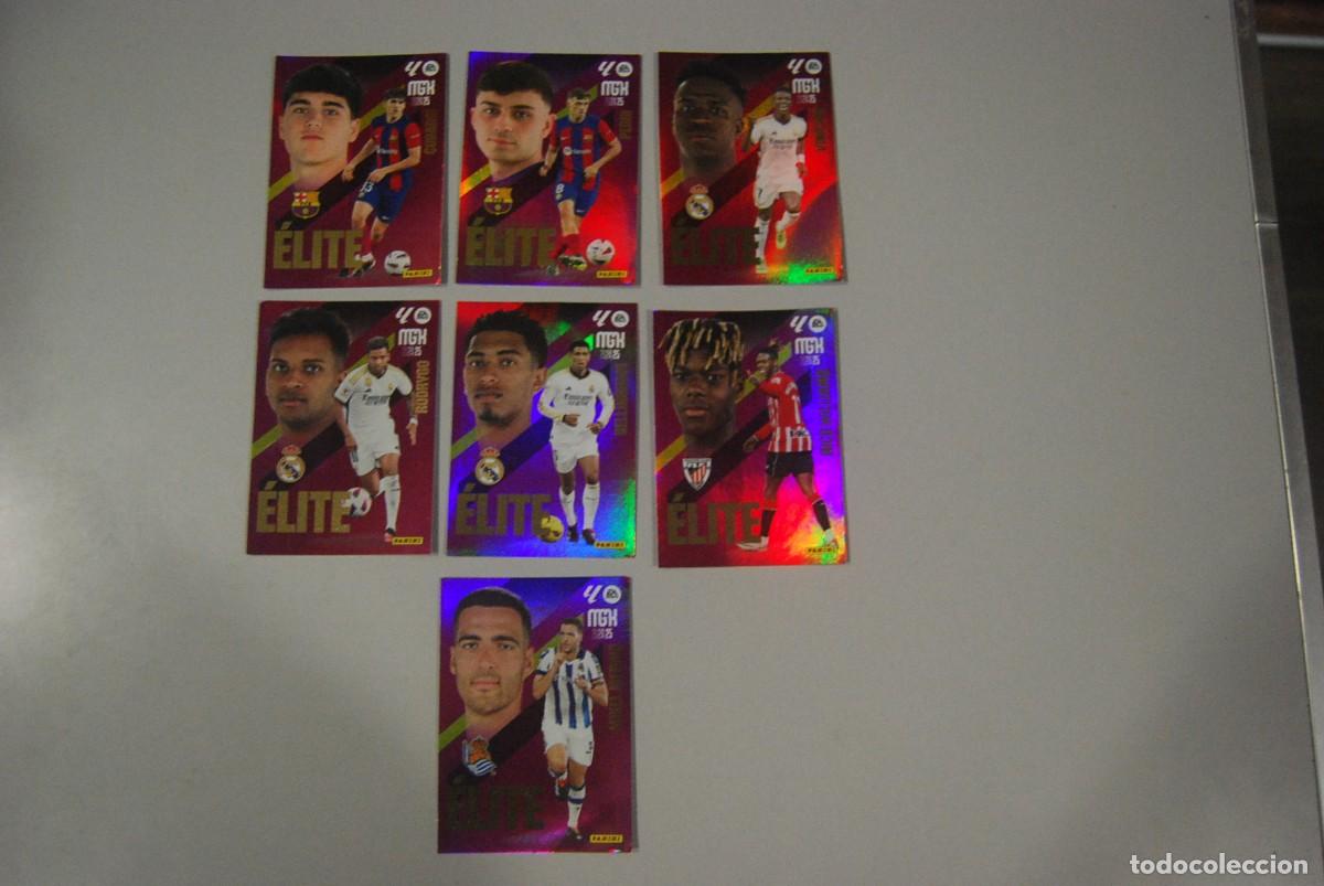 Coleccionismo Cromos antiguos: LOTE DE 7 FICHAS ELITE MGK MEGACRACKS ELITE LIGA 2024-25 (VER FOTOS Y DESCRIPCCION)