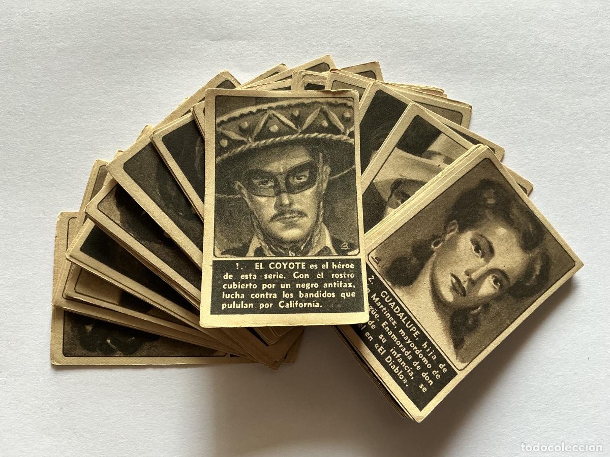 Collectable Antique Stickers: 64 CROMOS DISTINTOS &Aacute;LBUM CLIPER FICHERO ARCHIVO EL COYOTE