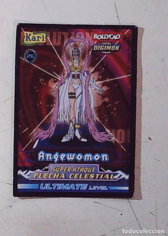 Coleccionismo Cromos antiguos: 26 ANGEWOMON DIGIMON BOLLYCAO