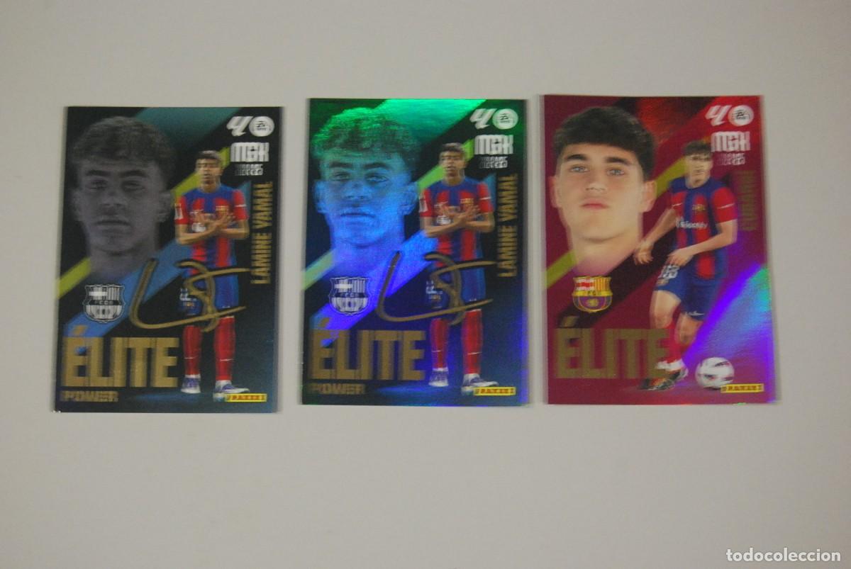 Coleccionismo Cromos antiguos: LOTE DE 3 FICHAS ELITE Y ELITE POWER MGK MEGACRACKS ELITE LIGA 2024-25 (VER FOTOS Y DESCRIPCCION)