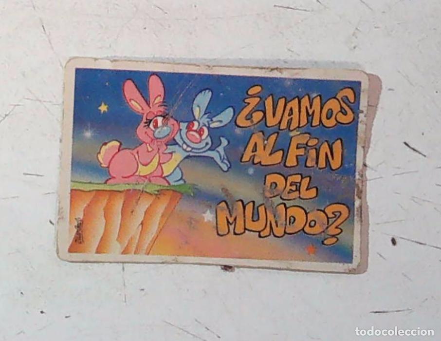 Coleccionismo Cromos antiguos: BOLLYCAO VAMOS AL FIN DEL MUNDO