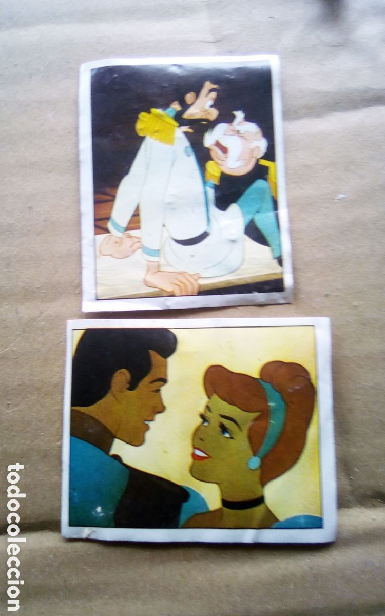 Coleccionismo Cromos antiguos: 2 Cromos La Cenicienta. 59, 160. Panini. Algunas se&ntilde;ales.