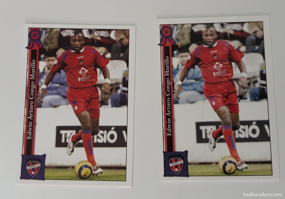 Coleccionismo Cromos antiguos: Mundicromo las fichas de la liga 05 06 congo levante error y corregido