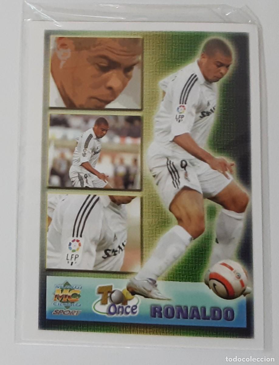 Coleccionismo Cromos antiguos: Mundicromo las fichas de la liga 05 06 Ronaldo real madrid top once 1107