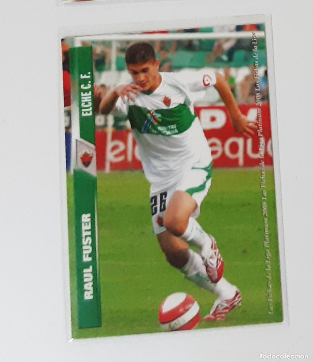 Coleccionismo Cromos antiguos: Mundicromo las fichas de la liga 07 08 Raul fuster elche 930