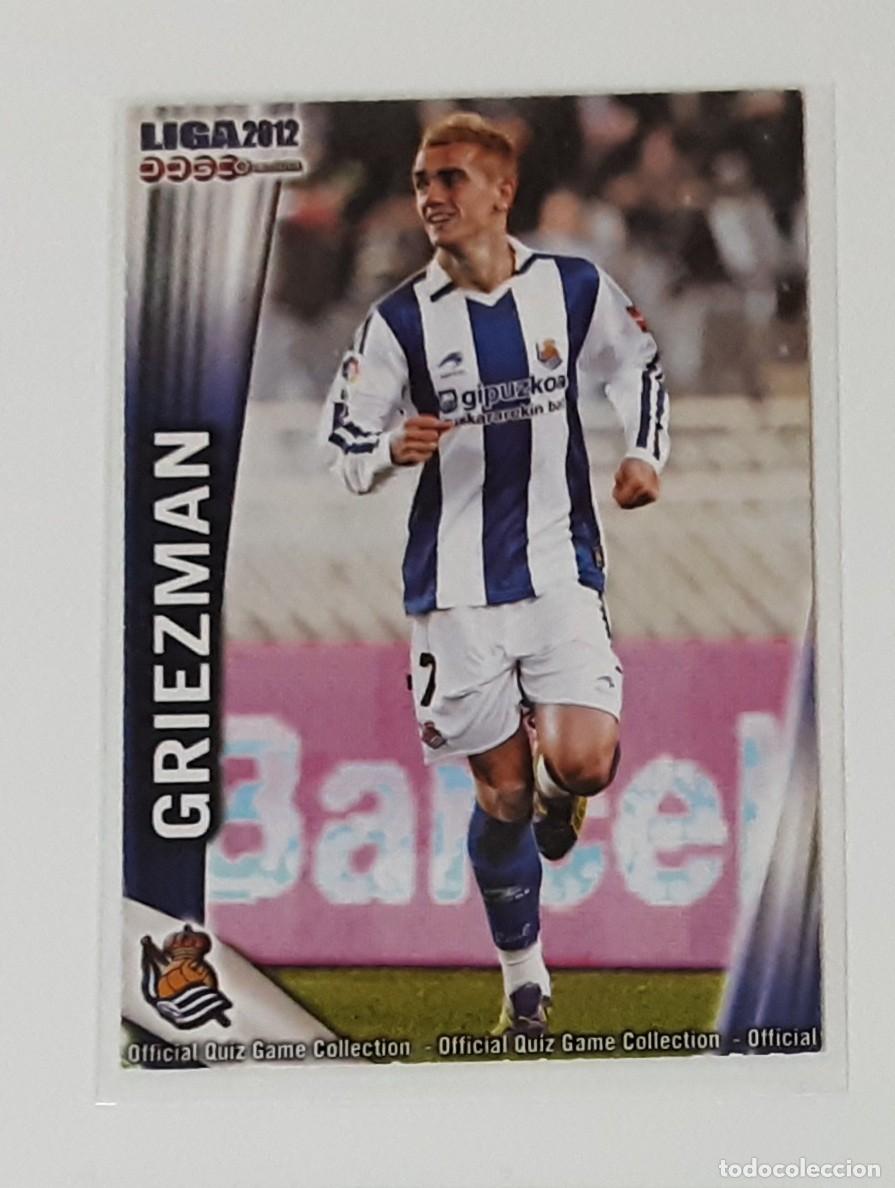 Collezionismo Figurine antiche: Mundicromo las fichas de la liga 11 12 griezmann real sociedad 396