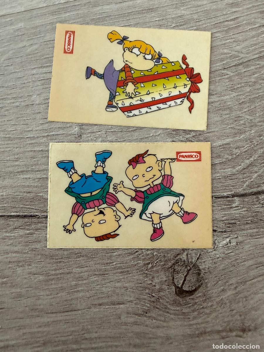 Colecionismo Cromos antigos: 2 cromos Rugrats de Panrico