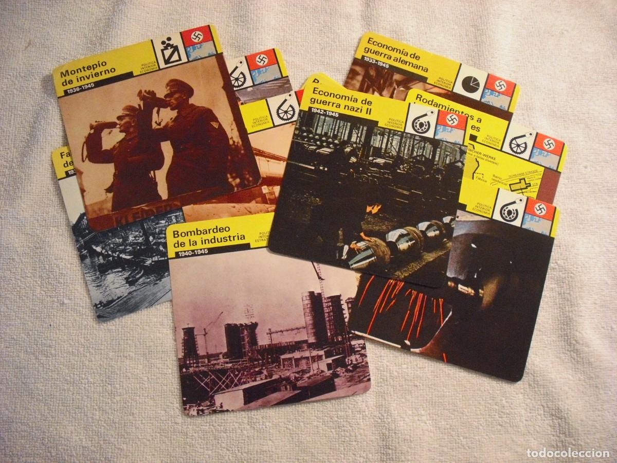 Colecionismo Cromos antigos: CROMO / FICHA MATEO , LOTE DE 12, POLITICA INTERIOR ALEMANIA, 2&ordf; GUERRA MUNDIAL . SAPE