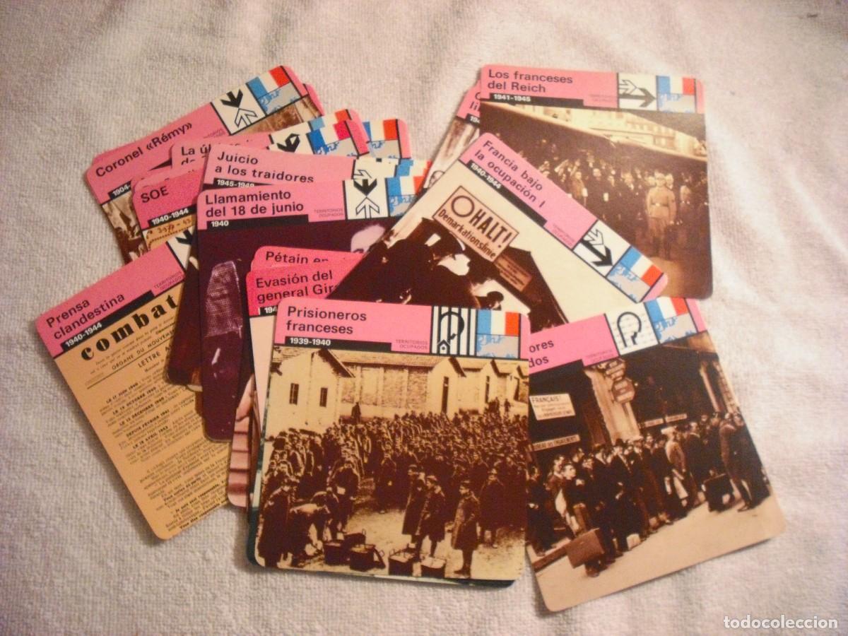 Coleccionismo Cromos antiguos: CROMO / FICHA MATEO , LOTE DE 35. TERRITORIOS OCUPADOS. FRANCIA 2&ordf; GUERRA MUNDIAL . SAPE