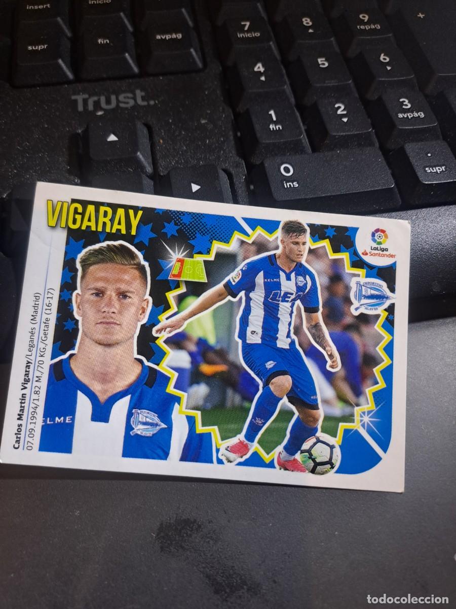 Coleccionismo Cromos antiguos: CROMO VIGARAY 3 B 3B ALAVES LIGA 2018 2019 18 19 ESTE PANINI NUNCA PEGADO