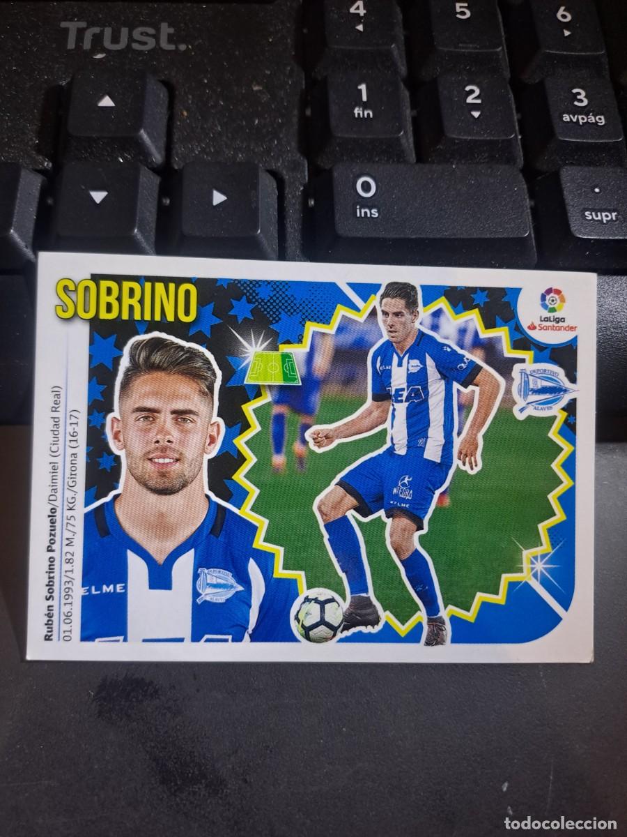 Coleccionismo Cromos antiguos: CROMO SOBRINO 15 A 15A ALAVES LIGA 2018 2019 18 19 ESTE PANINI NUNCA PEGADO