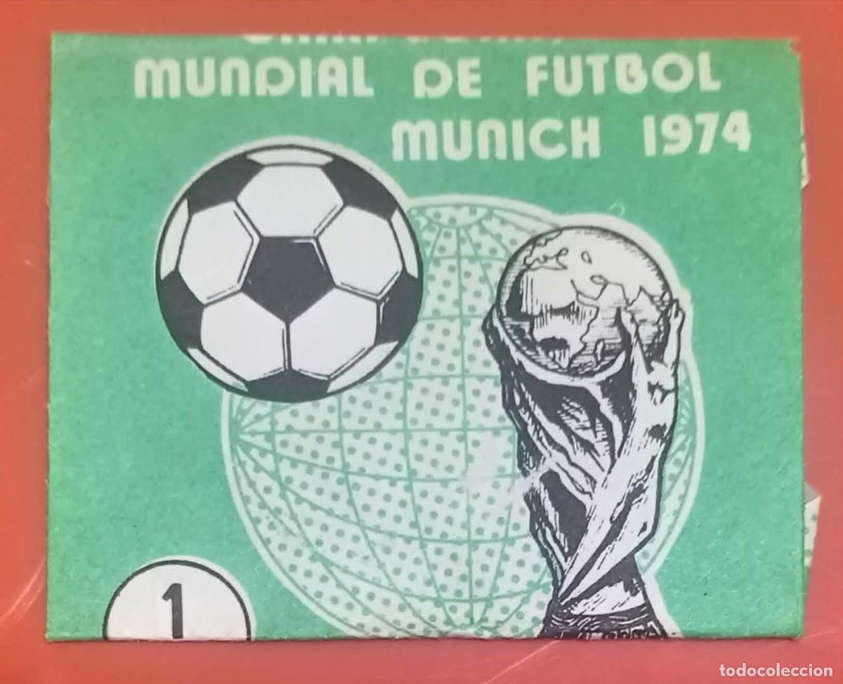 Coleccionismo Cromos antiguos: Sobre sellado del album &rdquo;Munich 1974&rdquo; - Copa Mundial - Vendido en Peru