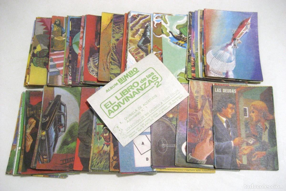 Coleccionismo Cromos antiguos: LOTE DE 149 CROMOS EL LIBRO DE LAS ADIVINANZAS 2. BIMBO, 1974.