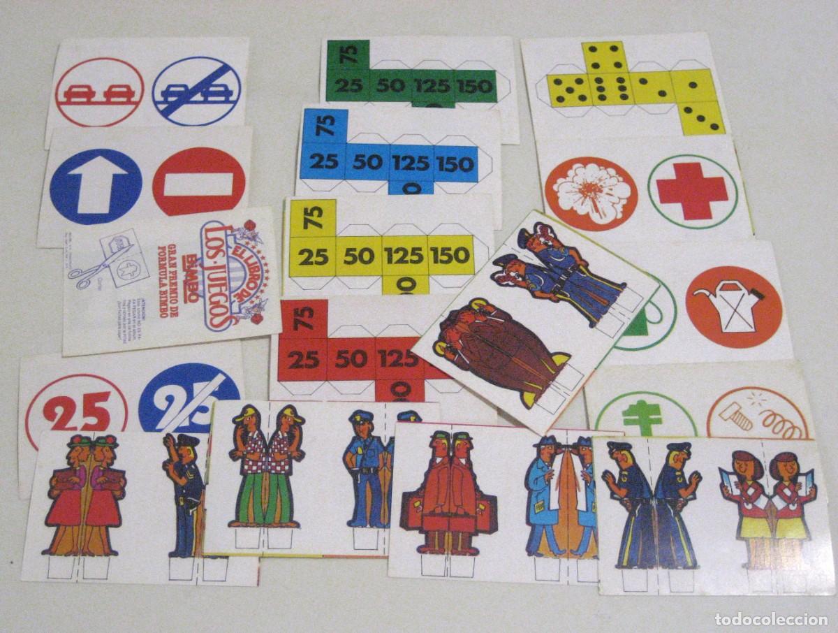 Coleccionismo Cromos antiguos: LOTE DE 17 CROMOS RECORTABLES EL LIBRO DE LOS JUEGOS. BIMBO, 1979.