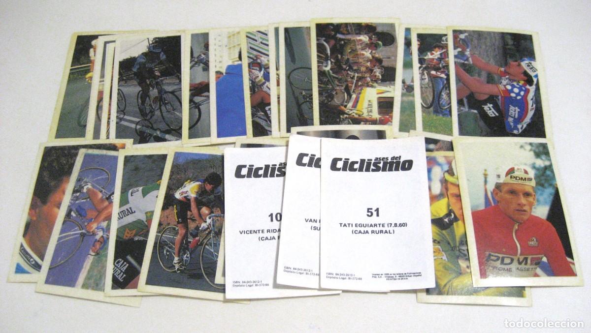 Coleccionismo Cromos antiguos: LOTE DE 30 CROMOS CICLISMO. FHER, 1988.