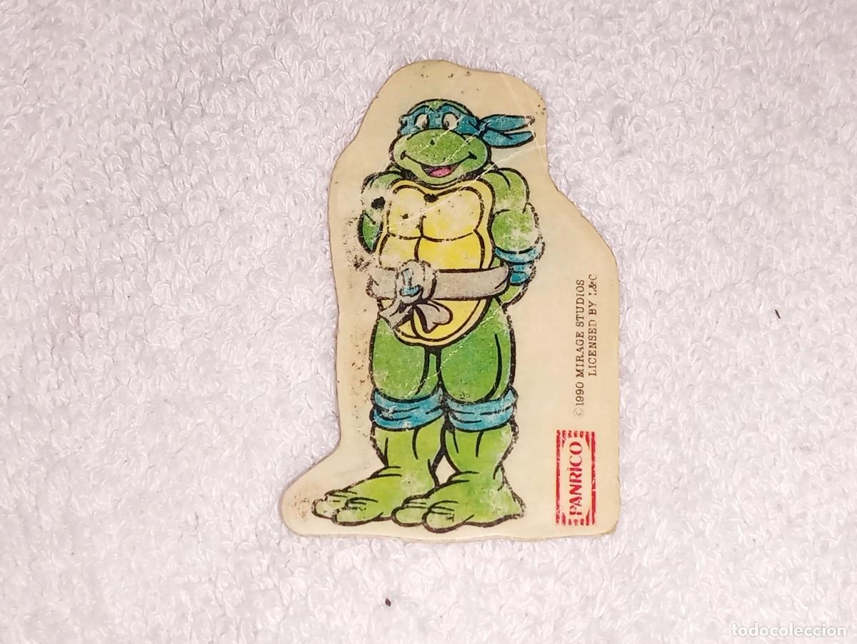 Coleccionismo Cromos antiguos: PANRICO : ANTIGUO CROMO TROQUELADO ACOLCHADO DE LAS TORTUGAS NINJA A&Ntilde;O 1990