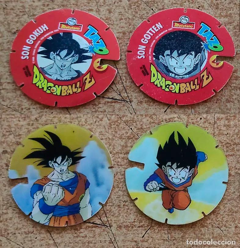 Coleccionismo Cromos antiguos: TAZO - TAZOS - DRAGONBALL Z - gokuh + gotten - MATUTANO