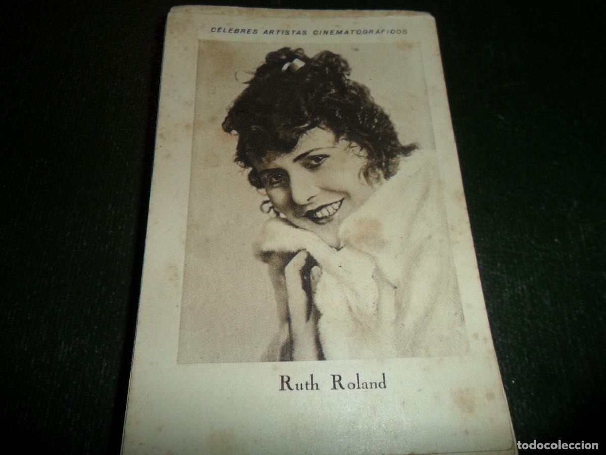 Collezionismo Figurine antiche: CHOCOLATE JUNCOSA CELEBRES ARTISTAS CINEMATOGRAFICOS RUTH ROLAND