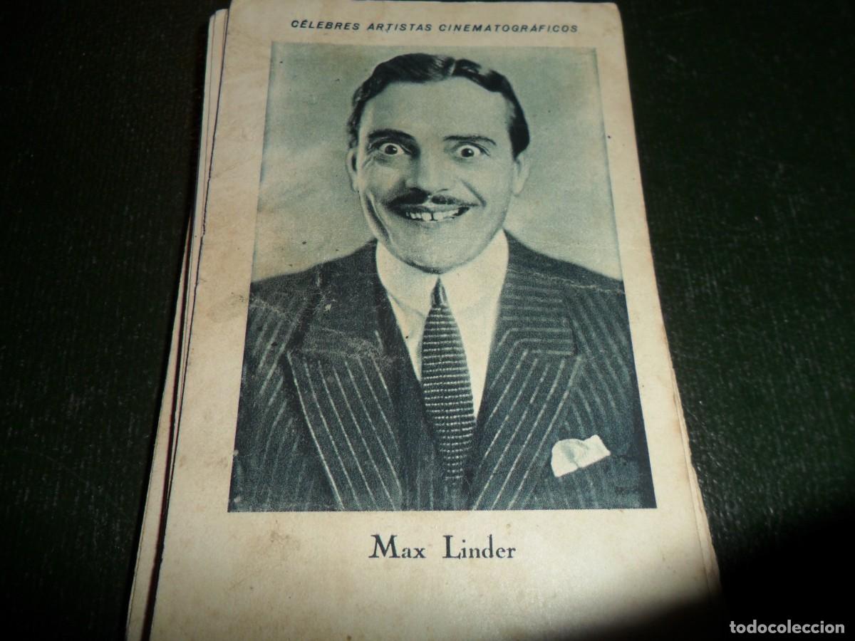 Coleccionismo Cromos antiguos: CHOCOLATE JUNCOSA CELEBRES ARTISTAS CINEMATOGRAFICOS MAX LINDER
