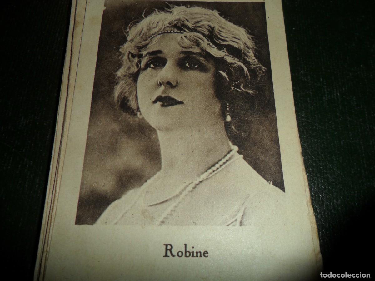 Colecionismo Cromos antigos: CHOCOLATE JUNCOSA CELEBRES ARTISTAS CINEMATOGRAFICOS ROBINE