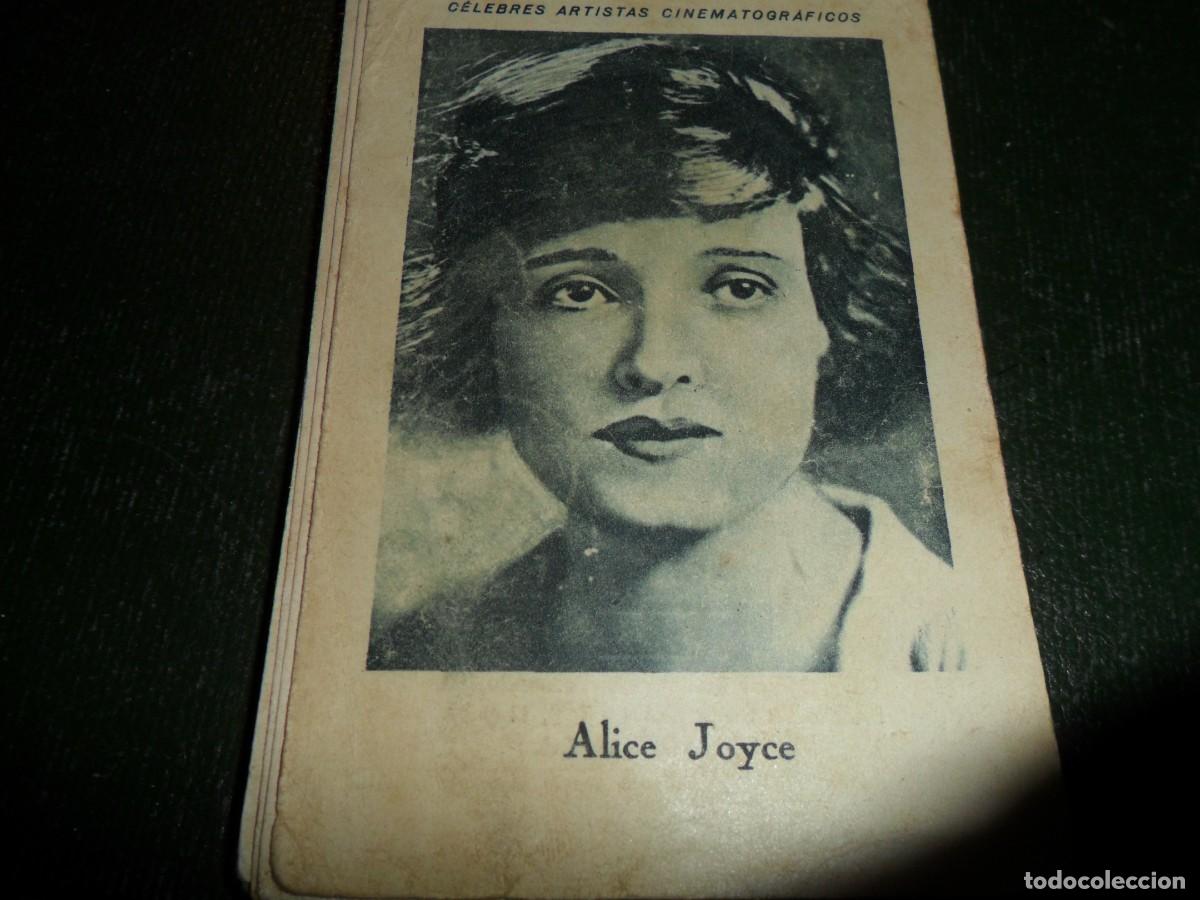 Colecionismo Cromos antigos: CHOCOLATE JUNCOSA CELEBRES ARTISTAS CINEMATOGRAFICOS ALICE JOYCE