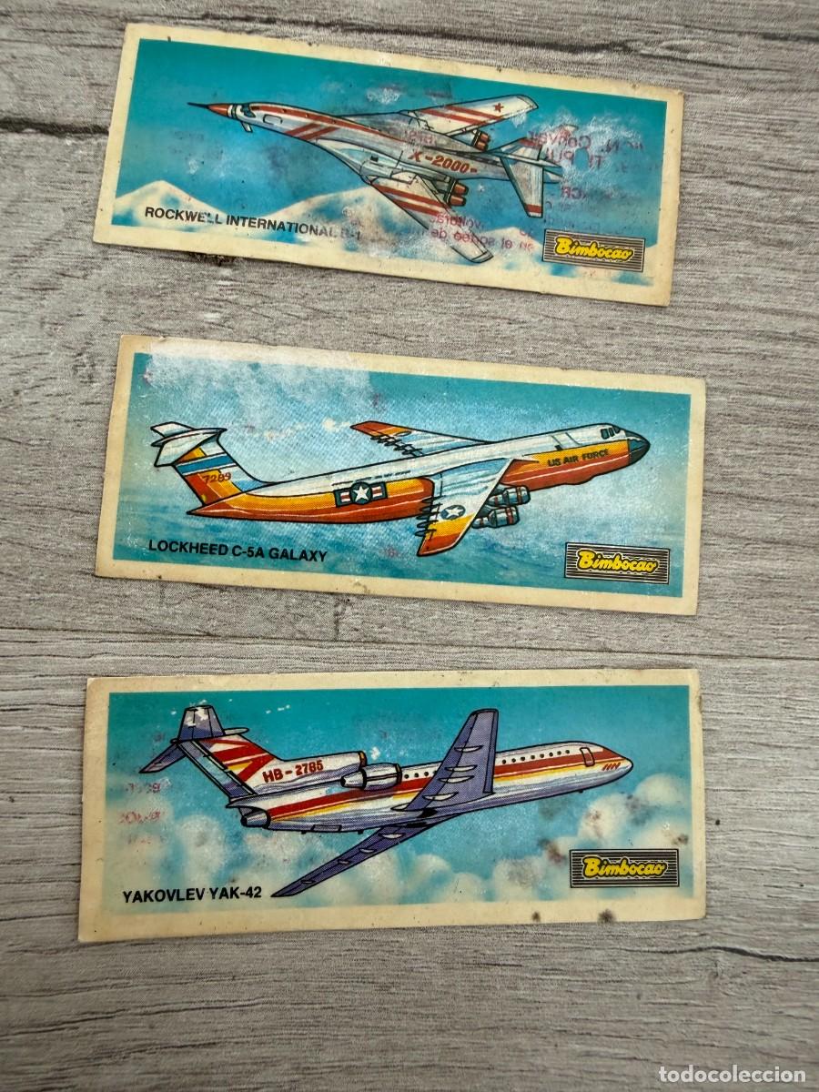 Collezionismo Figurine antiche: 3 cromos Bimbo - Aviones - 3, 10 y 12