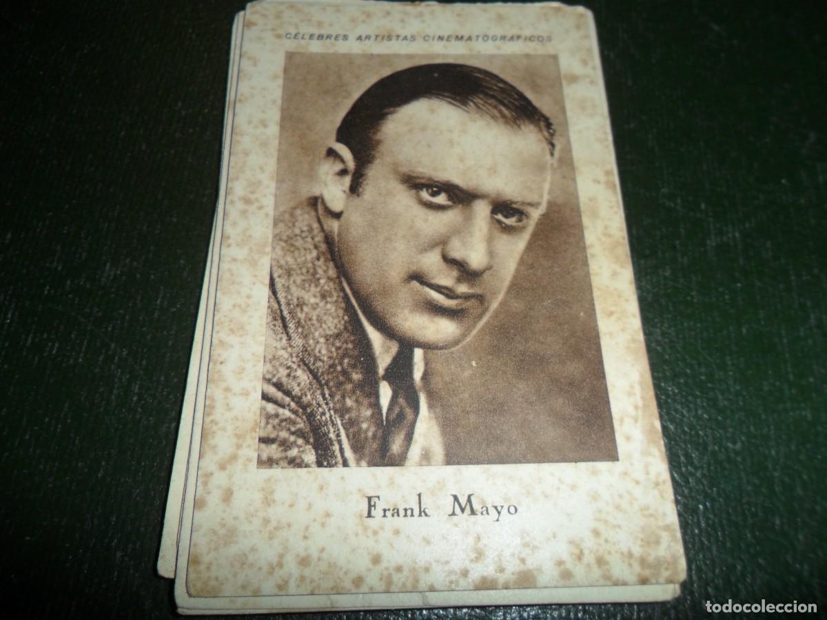 Coleccionismo Cromos antiguos: CHOCOLATE JUNCOSA CELEBRES ARTISTAS CINEMATOGRAFICOS FRANK MAYO