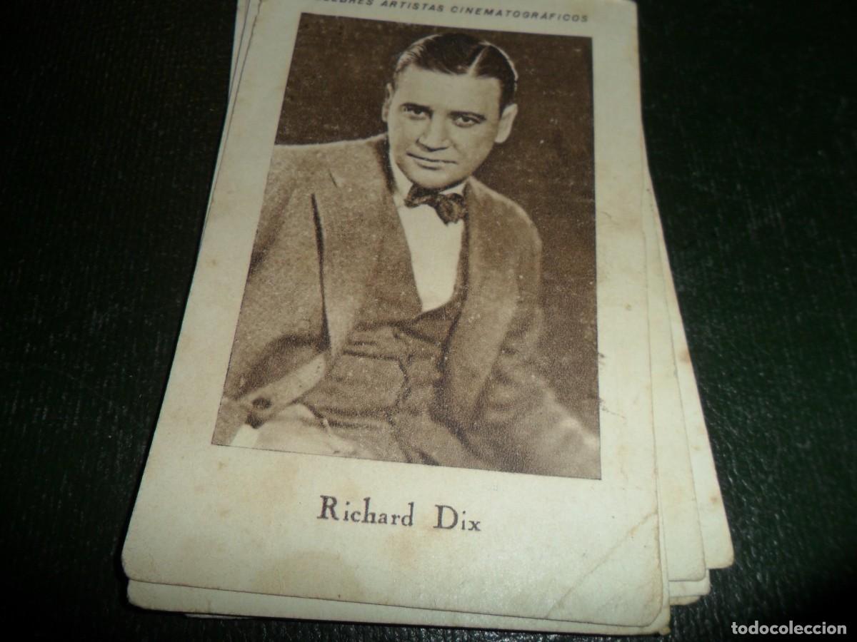 Coleccionismo Cromos antiguos: CHOCOLATE JUNCOSA CELEBRES ARTISTAS CINEMATOGRAFICOS RICHARD DIX