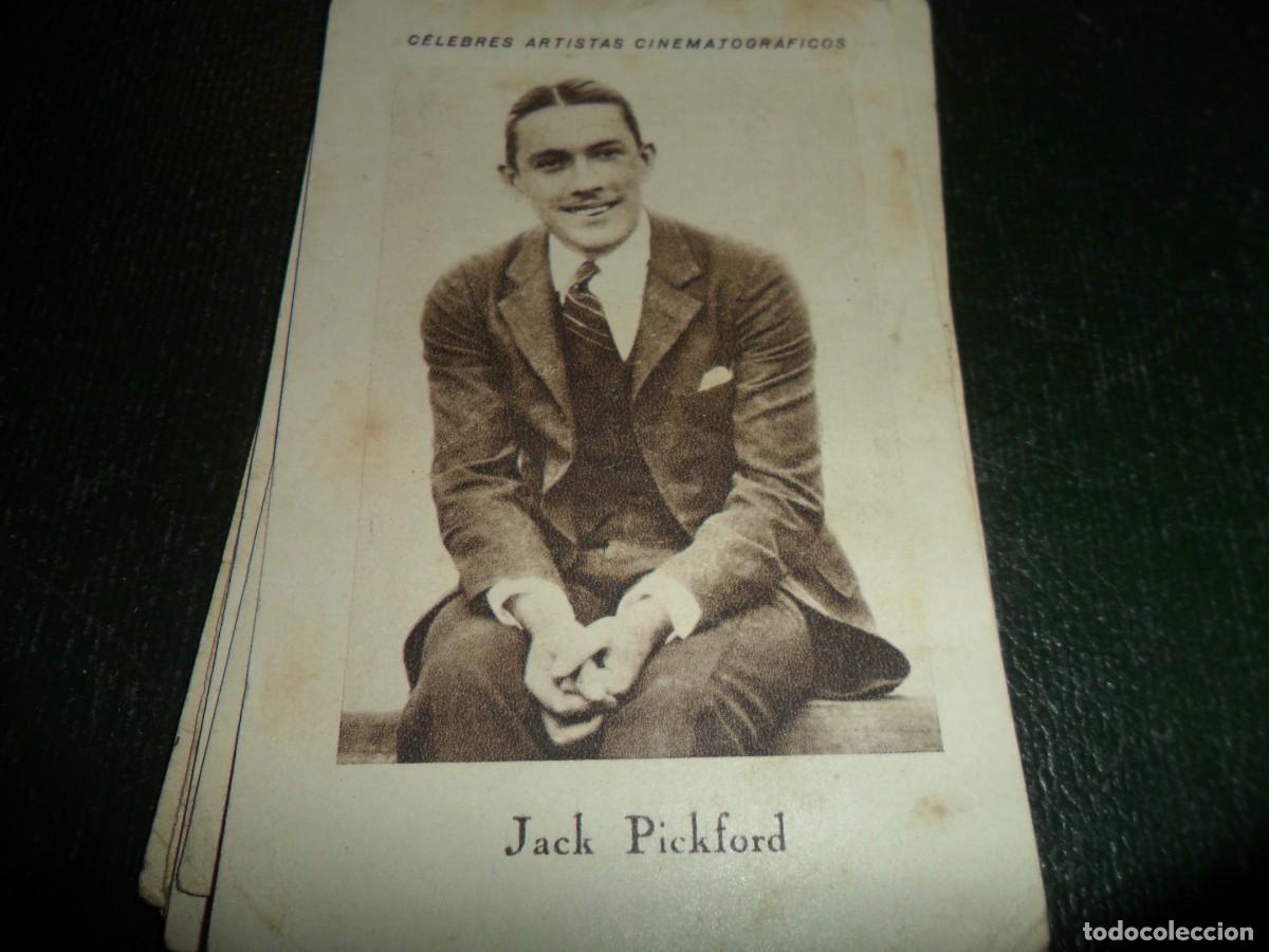 Coleccionismo Cromos antiguos: CHOCOLATE JUNCOSA CELEBRES ARTISTAS CINEMATOGRAFICOS JACK PICKFORD
