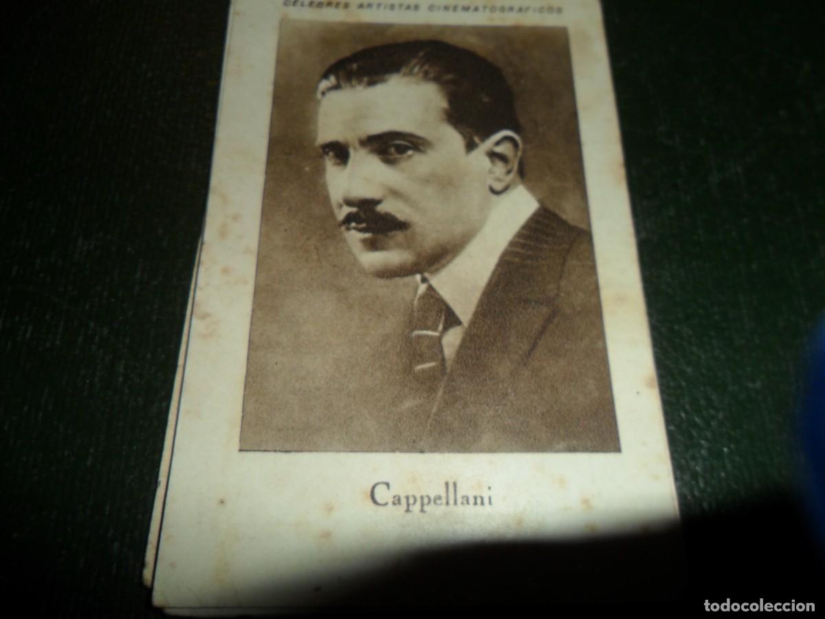 Coleccionismo Cromos antiguos: CHOCOLATE JUNCOSA CELEBRES ARTISTAS CINEMATOGRAFICOS CAPPELLANI