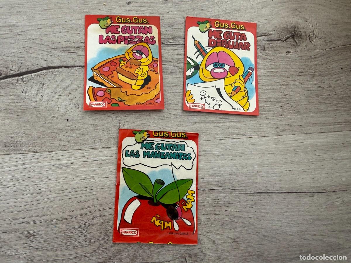 Coleccionismo Cromos antiguos: 3 cromos Super-adhesivos Gus. Gus. de Panrico