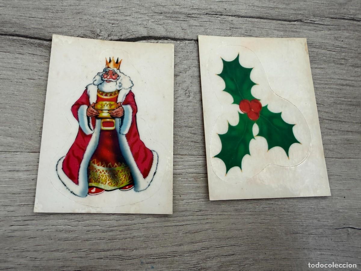Coleccionismo Cromos antiguos: 2 cromos Bel&eacute;n Navidad de Bimbo - raros