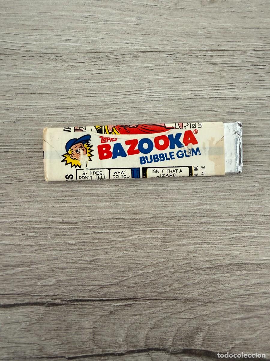Coleccionismo Cromos antiguos: Chicle cerrado sin abrir - Bazooka - con cromo