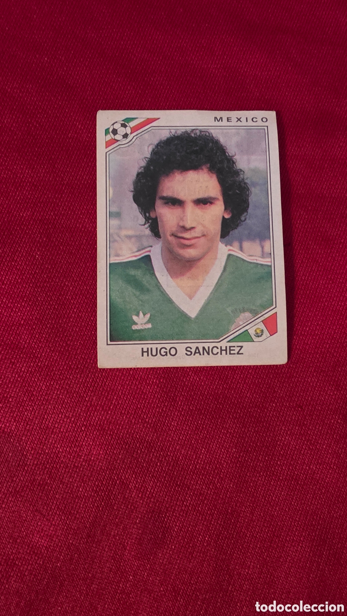 Collectable Antique Stickers: CROMO HUGO S&Aacute;NCHEZ ROOKIE CARD F&Uacute;TBOL 86