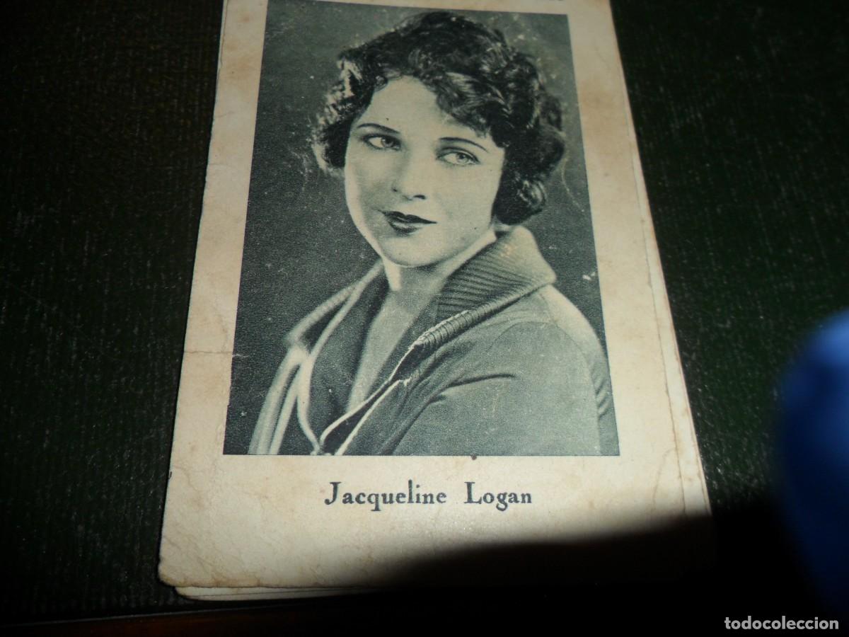 Coleccionismo Cromos antiguos: CHOCOLATE JUNCOSA CELEBRES ARTISTAS CINEMATOGRAFICOS JACQUELINE LOGAN