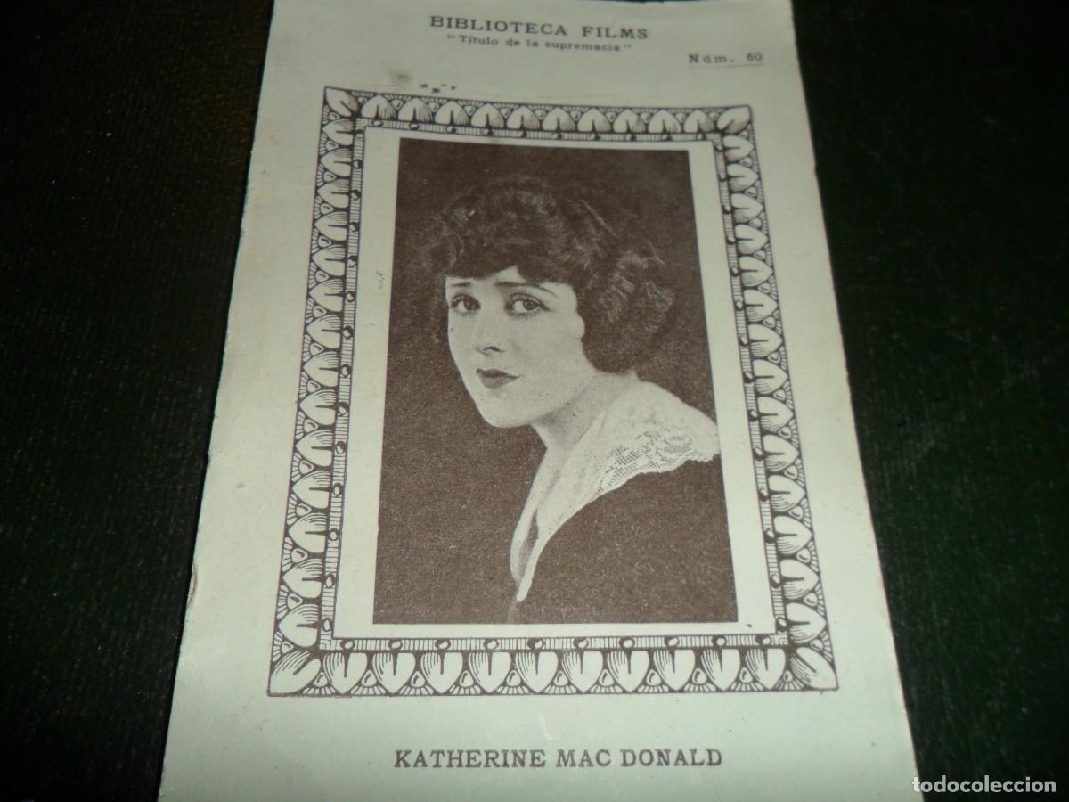 Coleccionismo Cromos antiguos: BIBLIOTECA FILMS KATHERINE MAC DONALD