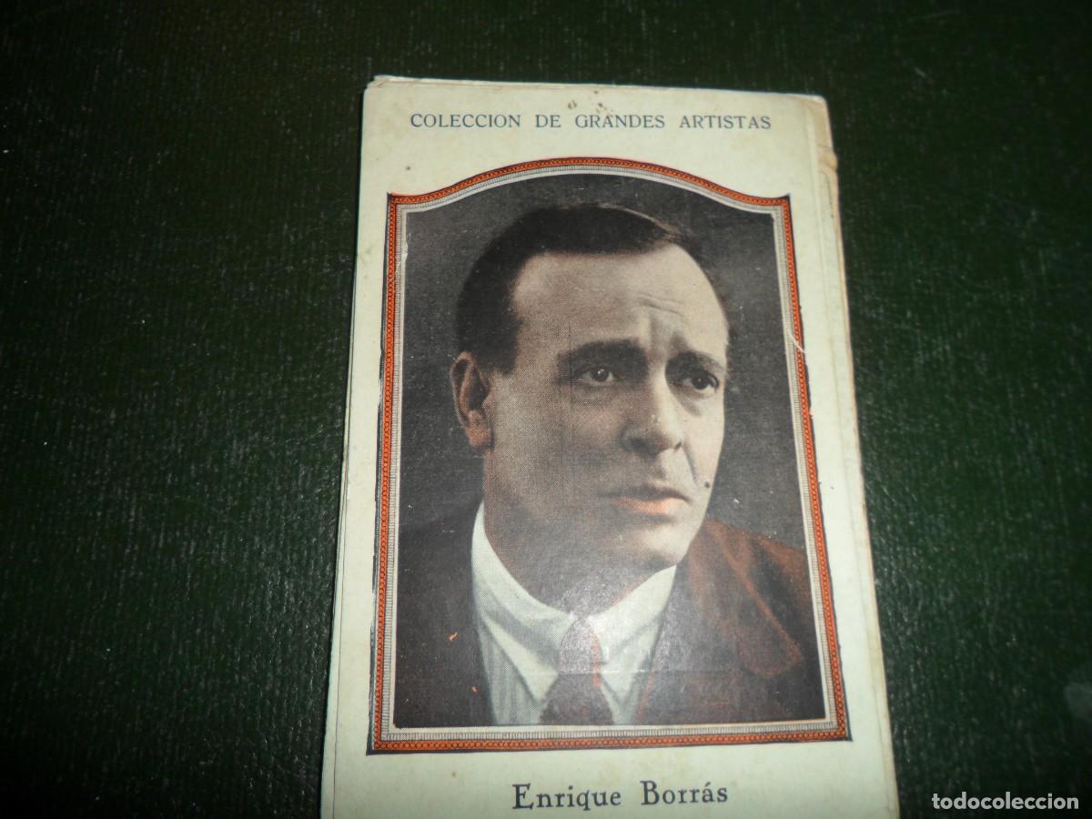 Coleccionismo Cromos antiguos: COLECCION GRANDES ARTISTAS CASA BASTIDA ENRIQUE BORRAS