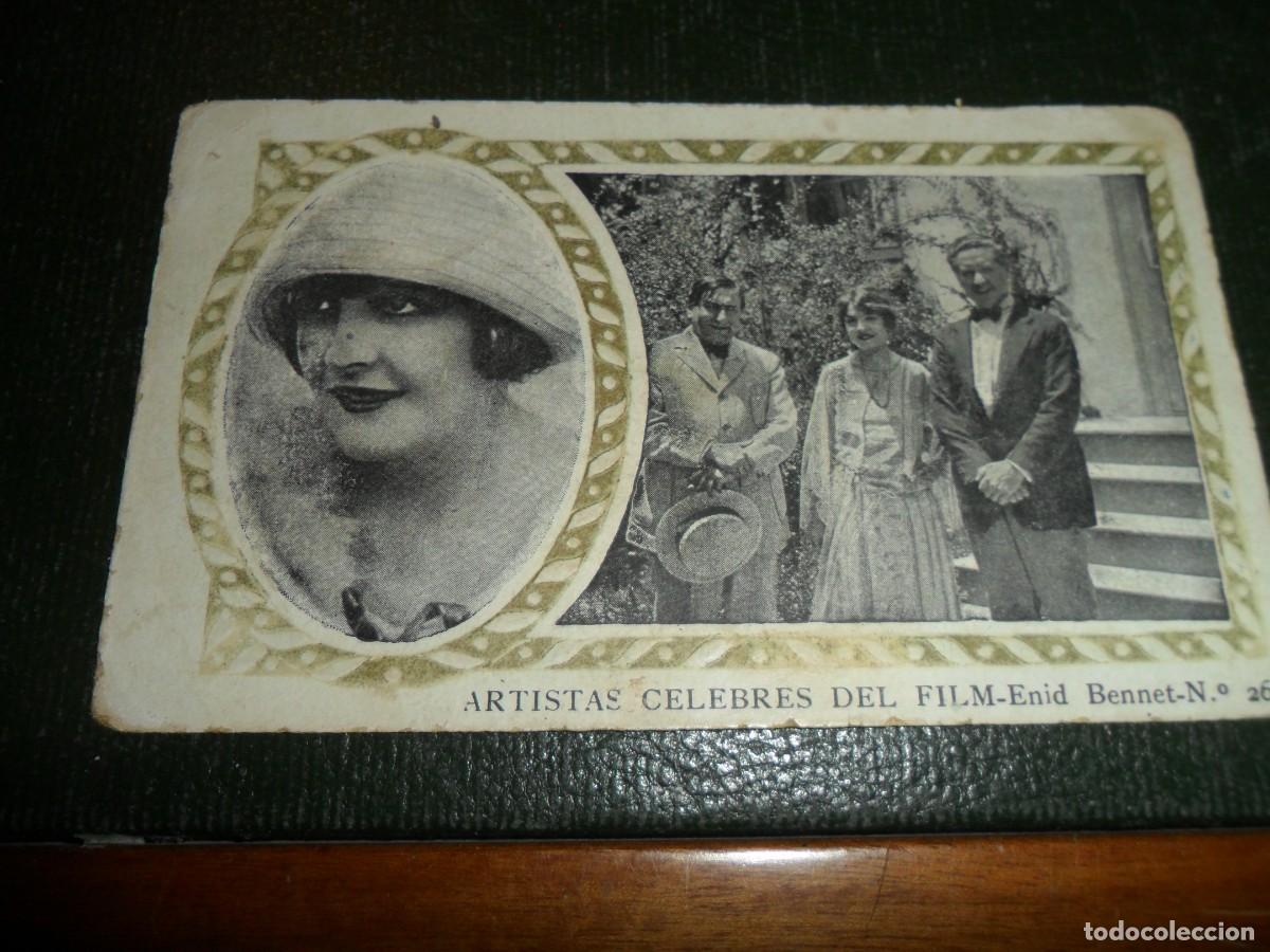 Coleccionismo Cromos antiguos: CHOCOLATES OLIMPIA ARTISTAS CELEBRES DEL FILM ENID BENNET