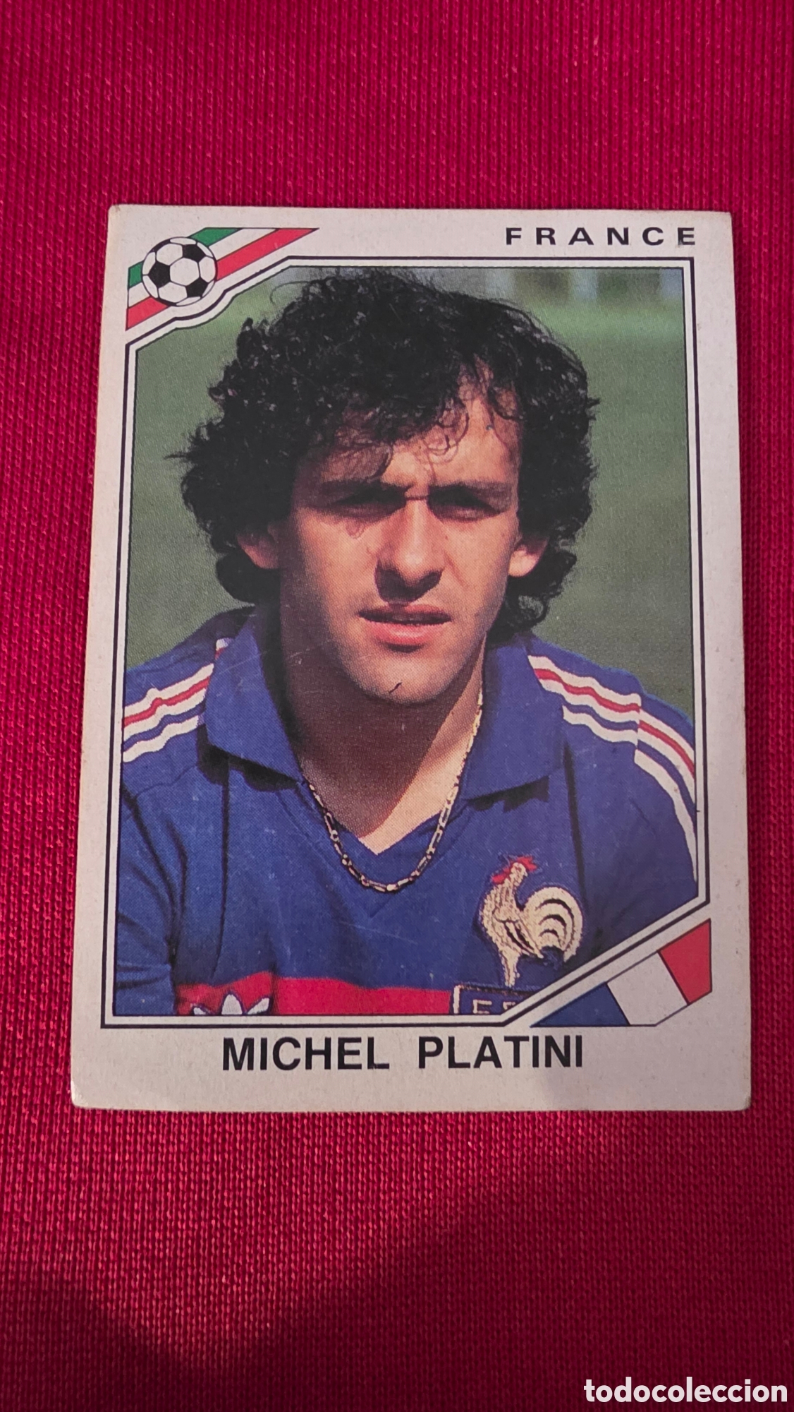 Sammeln alte Sammelbilder: CROMO MICHAEL PLATINI ROOKIE CARD , MEXICO 86
