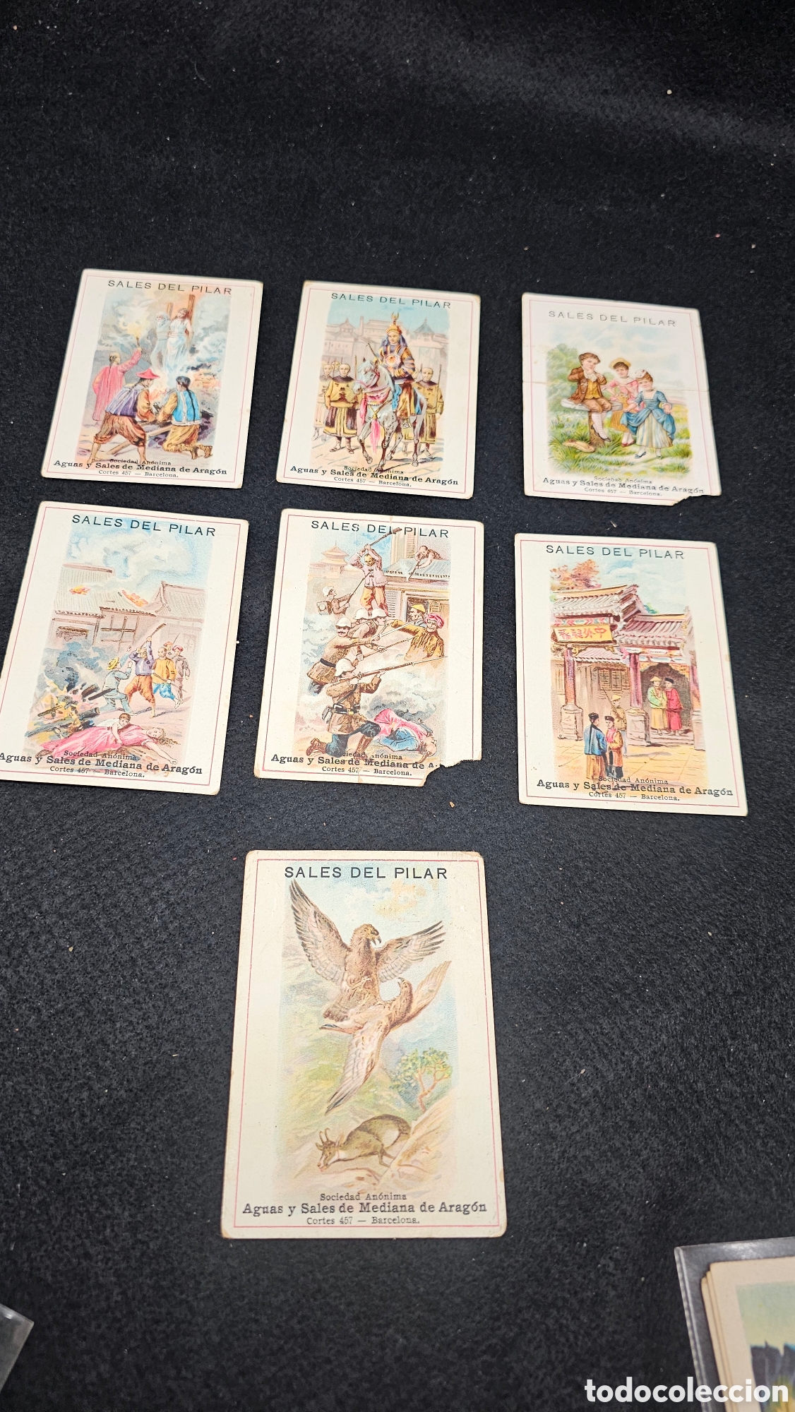 Collezionismo Figurine antiche: Antiguos cromos de SALES DEL PILAR