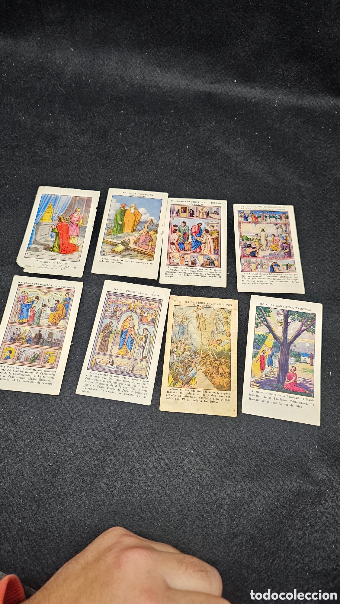 Sammeln alte Sammelbilder: Antiguos cromos de La Historia Sagrada