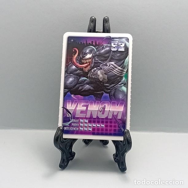 Coleccionismo Cromos antiguos: N&ordm; 52 VENOM DESCUBRE TU PODER! MARVEL CROMO CARTA CARD CARREFOUR 2022 SUPER H&Eacute;ROES C&Oacute;MIC
