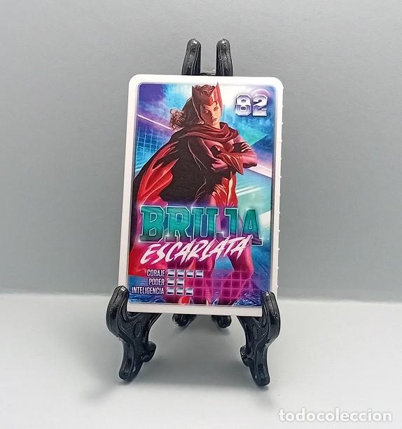 Coleccionismo Cromos antiguos: N&ordm; 82 BRUJA ESCARLATA DESCUBRE TU PODER! MARVEL CROMO CARTA CARD CARREFOUR 2022 SUPER H&Eacute;ROES C&Oacute;MIC
