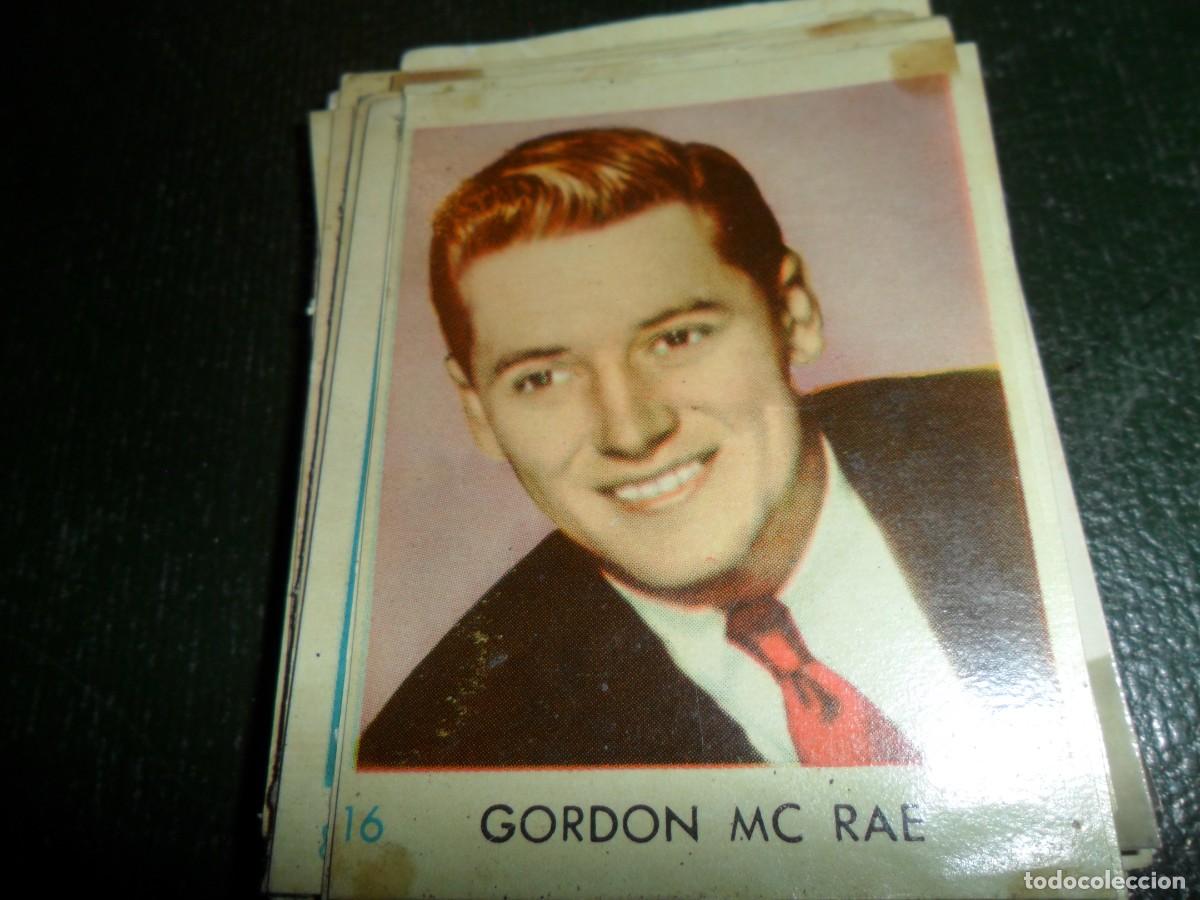 Coleccionismo Cromos antiguos: ARTISTAS DEL CINE GORDON MAC RAE