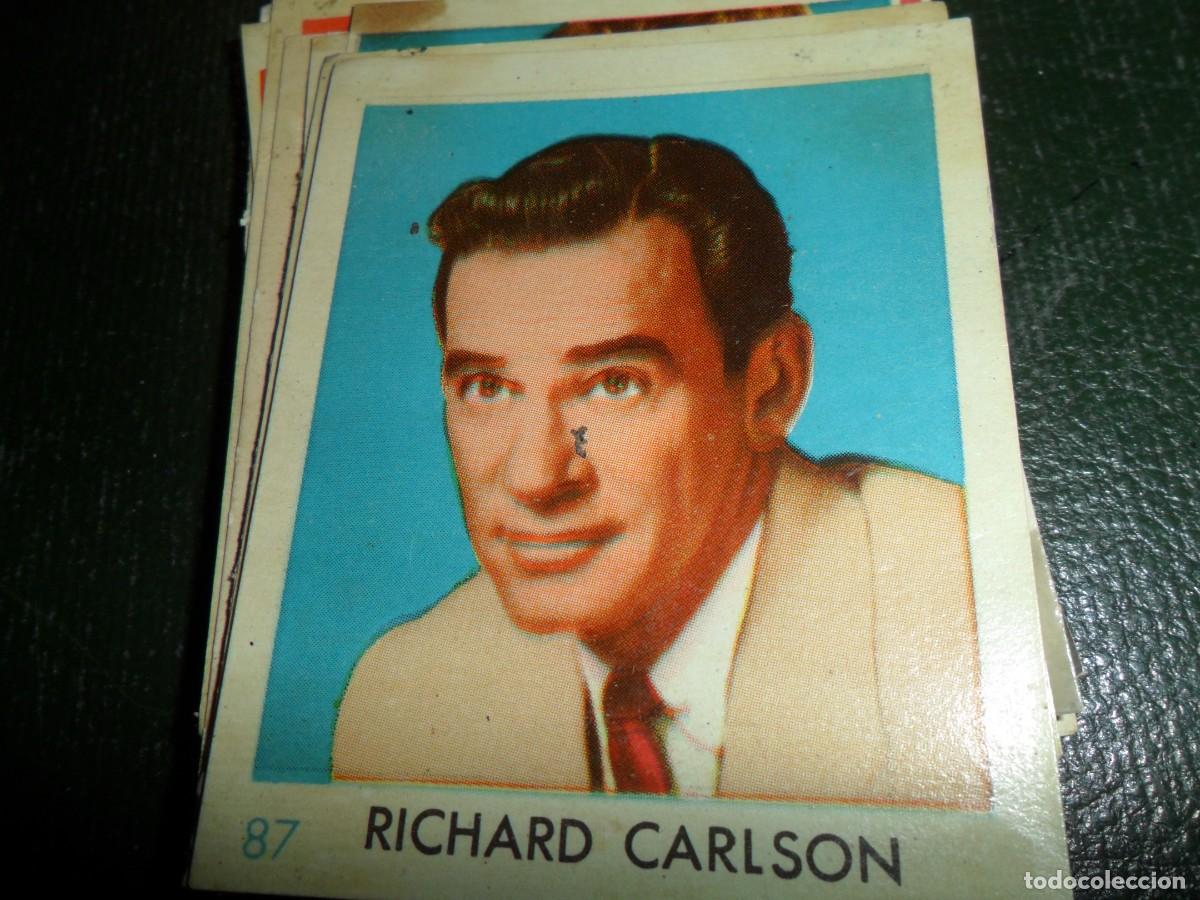 Coleccionismo Cromos antiguos: ARTISTAS DEL CINE RICHARD CARLSON